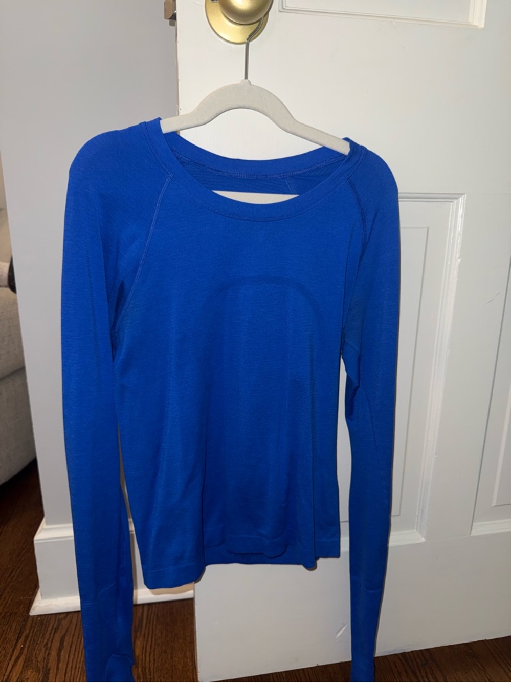 lululemon athletica Royal Blue Long-Sleeve Crewneck Top